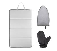 Planche à Repasser Vapeur,Support Pliable pour Défroisseur Vertical | Accessoire Repassage sur Table Porte Lit Comptoir avec Gants pour Appartement Voyage