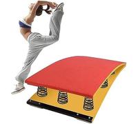 Planche à ressort incurvée Pro avec ressorts en acier, tapis de saut antidérapant pour entraînement de gymnastique