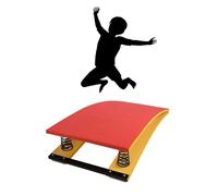 Planche à ressorts de gymnastique pour enfants, outil d'entraînement à rebond élevé pour une pratique sûre du saut somersault, idéal pour l'école, les cours de gym et une utilisation à la maison