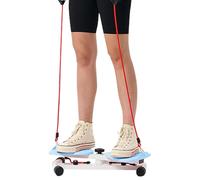 Planche À Rotation Pour Fitness, Machine À Tourner La Taille Avec Bandes Élastiques, Équipement Anti-Dérapant Pour Sculpter Le Corps Femmes Hommes Adultes Ados Jambes Bras