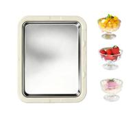 Planche à rouler - Plaque de moule compacte pour crème glacée, kit de refroidissement à presser à la main, outil de dessert portable, kit de cuisine de jeu éducatif | préparation de collations