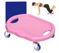 Planche à roulettes abdominale silencieuse - Entraînement à domicile - Tapis complet inclus - Équipement de fitness - Soutien de l'entraînement complet du corps - Aide à la gestion du poids - Renforce
