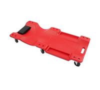 Planche à roulettes de montage pour voiture, chaise longue d'atelier avec 6 | Lit de visseuse avec appui-tête rembourré, plateaux à outils et poignée de transport, planche de couchage pour garage et