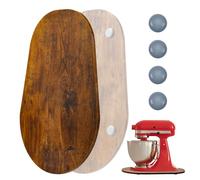 Planche à roulettes en bois compatible avec Aid 5-7 Qt - Support coulissant pour robot de cuisine Aid - Planche à roulettes facile à glisser