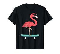 Planche à roulettes Funny Flamingo Cool Flamingo Lover pour Hommes, Femmes et Enfants T-Shirt