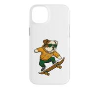 Planche à roulettes pour Chien Motif Chien Coque pour iPhone 14 Plus
