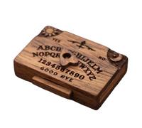 Planche à spiritueux miniature | Petite planche Ouija faite à la main avec planchette | Planche à spiritueux parlante en bois avec tiroir | Planche de Ouija miniature en bois pour la famille et les