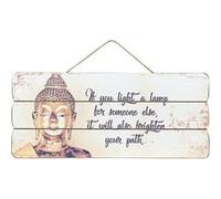 Planche à suspendre citation - Si vous allumez une lampe 34 cm G