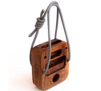 Planche à suspendre portable pour escalade, entraînement de touche pour renforcement de la main, bloc de pincement, équipement d'entraînement de fitness à domicile - Bois dur