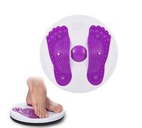 Planche à tours de taille, disque rotatif réglable avec massage des pieds, équipement de perte de poids et d'entraînement de base, portable pour entraînements d'intérieur/extérieur