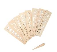 Planche à tracer en bois - 8 pièces - d'écriture éducatif | Kit d'entraînement d'écriture à la main pour enfants | Planches d'activités en bois, exercices de traçage réutilisables