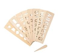 Planche à tracer en bois - 8 pièces - Jeu d'écriture éducatif | Kit d'entraînement d'écriture à la main pour enfants | Planches d'activités en bois, exercices de traçage réutilisables