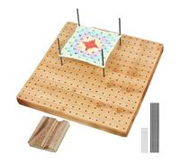 Planche à tricoter au crochet - Panneau perforé en bois pour la maison