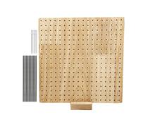 Planche à tricoter au crochet - Panneau perforé en bois pour la maison