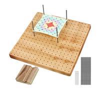 Planche à tricoter au crochet - Panneau perforé en bois pour la maison