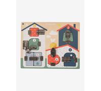 Planche à verrous en bois FSC® multicolore TU