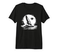 Planche à Voile Esquisse Planche à Voile T-Shirt Haut de Gamme