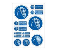 Planche A4 De Stickers Charlotte De Protection Obligatoire Autocollant Adhésif ? C95