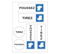 Planche A4 De Stickers Tirez Poussez Autocollant Adhésif Scrapbooking - E36