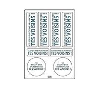 Planche A4 de Stickers Ultra-Destructible J'En Peut Plus de Tes Gosses - U10