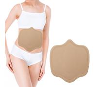 Planche Abdominale en Mousse Lipo Femmes Planche de Compression Abdominale Façonnage en Mousse Souple Post-chirurgie Planche D'aplatissement du Ventre (Beige)