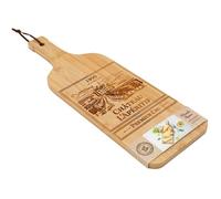 Planche apéro en bambou Bouteille de vin 50 cm