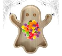 Planche apéro Halloween Plats De Service Amusants En Bois Avec Fantôme Et