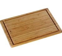 WMF 3201000234 Planche à découper rectangulaire 45x30x1,9cm, grande planche en bois avec rainure de safran