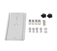 Planche basculante pour scie sauteuse électrique, plaque d’insertion pour table de routage en alliage d’aluminium, bague de centrage de précision pour le travail du bois, planche