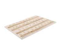 Planche Braille en Bois pour Débutants, Tableau Alphabétique Tactile