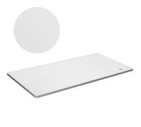 Planche Bureau VEVOR Bureau 1397x711x25 cm Charge 100 kg Dessus Table pour Debout Électrique Réglable Table Manger Maison blanc