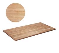 VEVOR Planche Bureau 140x70x2,5 cm Plateau de Table Charge 100 kg Dessus de Table en Panneaux Particules Rectangulaire pour Bureau Debout Électrique Réglable, Plan de Travail, Table à Manger, Maison