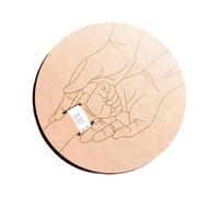 Planche commémorative de naissance de bébé en bois avec détails gravés pour nouveau-nés - Accessoire de photographie souvenir et cadeau de famille - Support de photographie