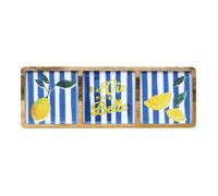 Planche Compartiments - Home Deco Factory - Dolce Vita - Manguier - Bleu