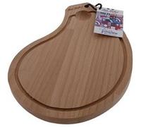 Jean Dubost – Planche de dégustation Côte de Bœuf – Bois de hêtre – 29,5 x 21 cm