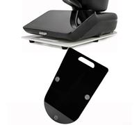 Planche coulissante pour mélangeur Thermomix TM7, tapis de base antidérapant en acrylique, protecteur de comptoir résistant aux rayures, tapis de mixeur antidérapant, 40,5 x 25,5 cm (noir)