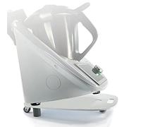 Planche coulissante pour Thermomix TM5 TM6 - Déplacement facile et maintien sûr (verre acrylique blanc avec roues)