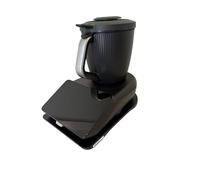 Planche coulissante pour Thermomix TM7 - Base en bois MDF thermoBase de qualité supérieure - Protège la balance et facilite le déplacement - Antidérapante - Design élégant - Couleur : noir