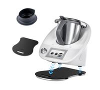 Planche Coulissante Thermomix Accessoires, Gobelet Doseur pour Vorwerk Thermomix TM5,TM6 TM31,TM21, Planche à Glisser pour Thermomix en Acrylique avec 4 Roues Universelles, Stable, Facile à Déplacer