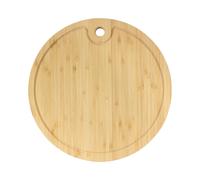 Planche d couper et servir ronde en bambou BambooMN - 30,5 cm de diam tre x 1,9 cm d' paisseur - 3 pi ces