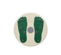 Planche d'abdominaux Core Ab Twister Disque de rotation for la taille, plateau d'équilibre for massage des pieds, tournant for, planche abdominale for le renforcement musculaire(Green)