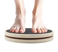 Planche d'abdominaux Core Ab Twister Disque de torsion for abdominaux, machine à disque en bois avec poignées, planche d'entraînement