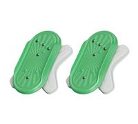 Planche d'abdominaux Core Ab Twister Lot de 2 disques torsion for la taille, antidérapants et ludiques, for le renforcement des abdominaux l'entraînement du tronc(Green)