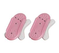 Planche d'abdominaux Core Ab Twister Lot de 2 disques torsion for la taille, planche d'entraînement stable for tonifier tout le corps, équipement musculation à domicile(Pink)