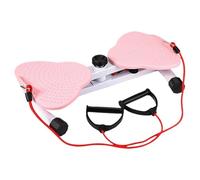 Planche d'abdominaux Core Ab Twister Outil de fitness for la torsion taille, planche d'exercice abdominale debout, for perte poids(Pink)