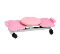 Planche d'abdominaux Core Ab Twister Planche à disque rotative for la taille et les abdominaux, légère idéale for le fitness domicile (hommes femmes)(Pink)