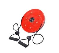 Planche d'abdominaux Core Ab Twister Planche de torsion abdominale ABS Balance Ab Twister Board for exercices renforcement la taille(25cm-red)