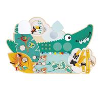 Jeu d'éveil en bois Tropik Panneau d'activité sur le Thème des Animaux de la Jungle