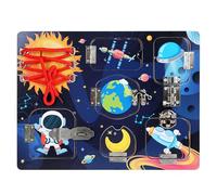 Planche d'activités | Enfilez et déverrouillez, Jouets sensoriels pour Les Voyages et Les déplacements | Jouet de Voyage pour avec activités de Voyage pour développer la motricité Fine et Les