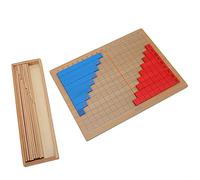 Planche D'addition et de Soustraction de Jouets Mathématiques pour Enfants, Ensemble d'apprentissage de 34 Pièces, Outil éducatif en Bois Durable
